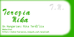 terezia mika business card